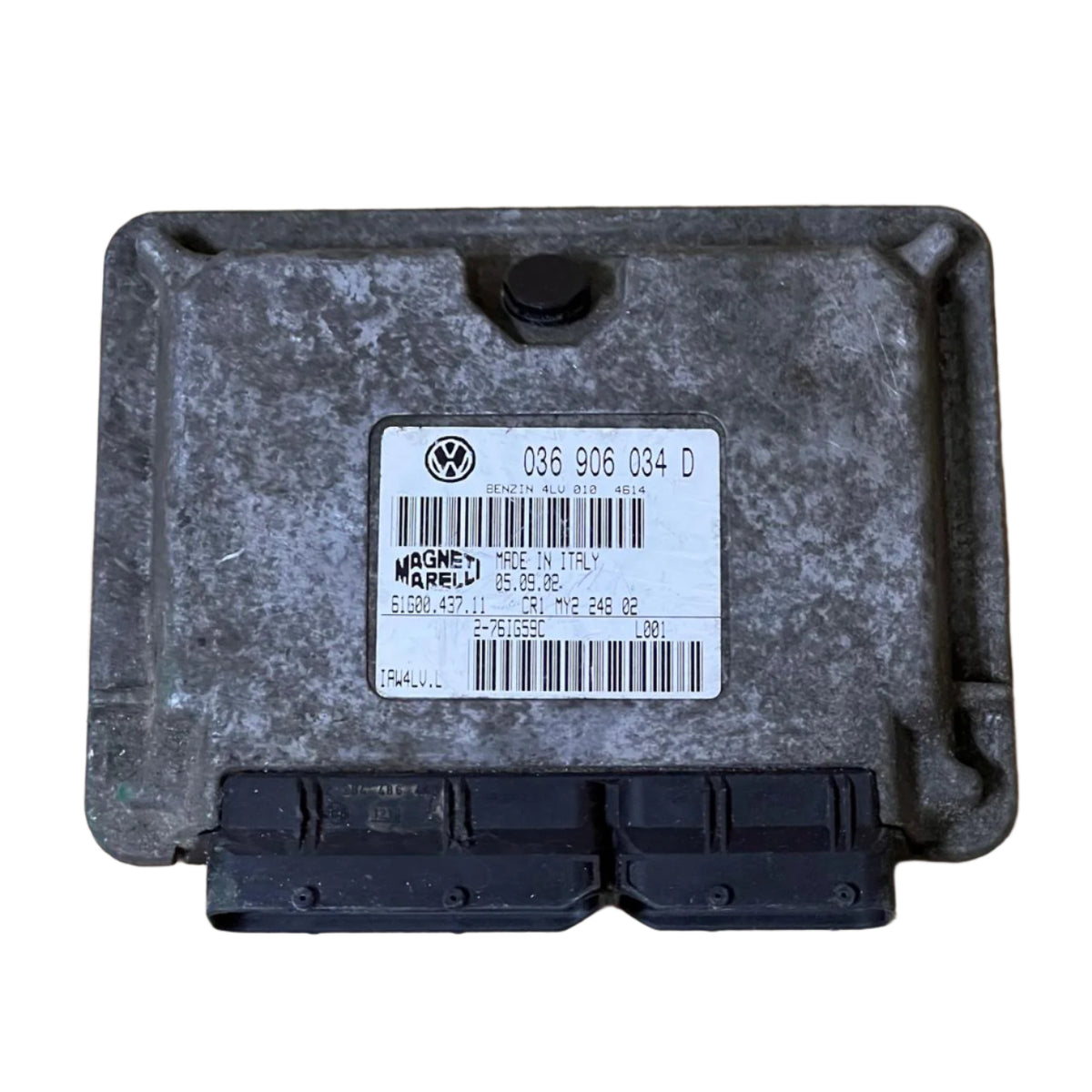 ECU ENGINE CONTROLLER SEAT LEON VW POLO 1.4 AUA 1.6 036 906 034 D, 036906034D, 61600.437.09, 6160043709, IAW4LV.L, IAW4LVL