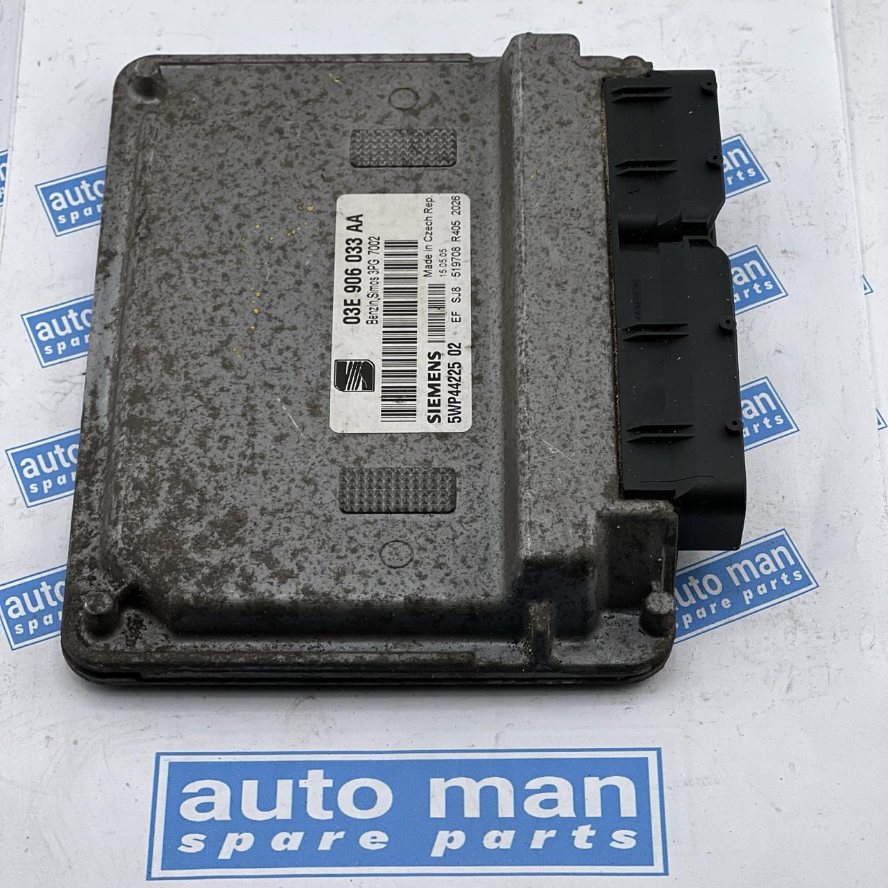 2005 SEAT IBIZA   ENGINE ECU 03E906033AA  5WP44225 02