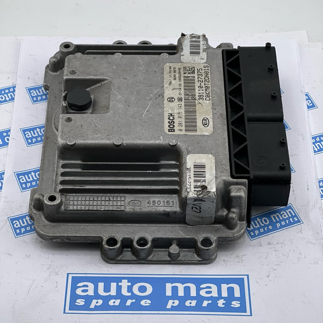 ECU Engine Computer Kia Sportage 2.0CRDI 39110-27375 0281015143 3911027375