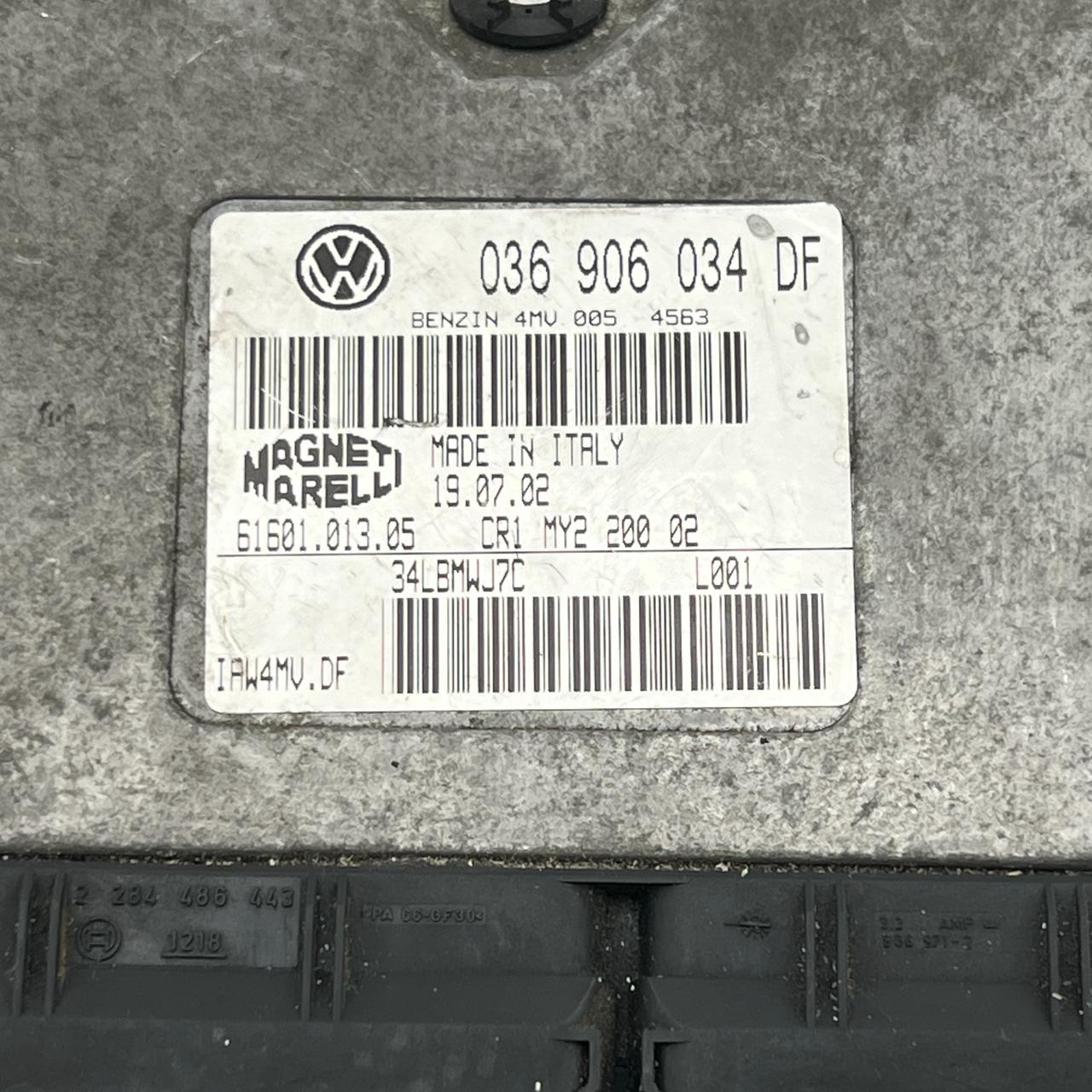 2003 SKODA FABIA 1.6 PETROL 5DR ENGINE CONTROL ECU 036906034DF