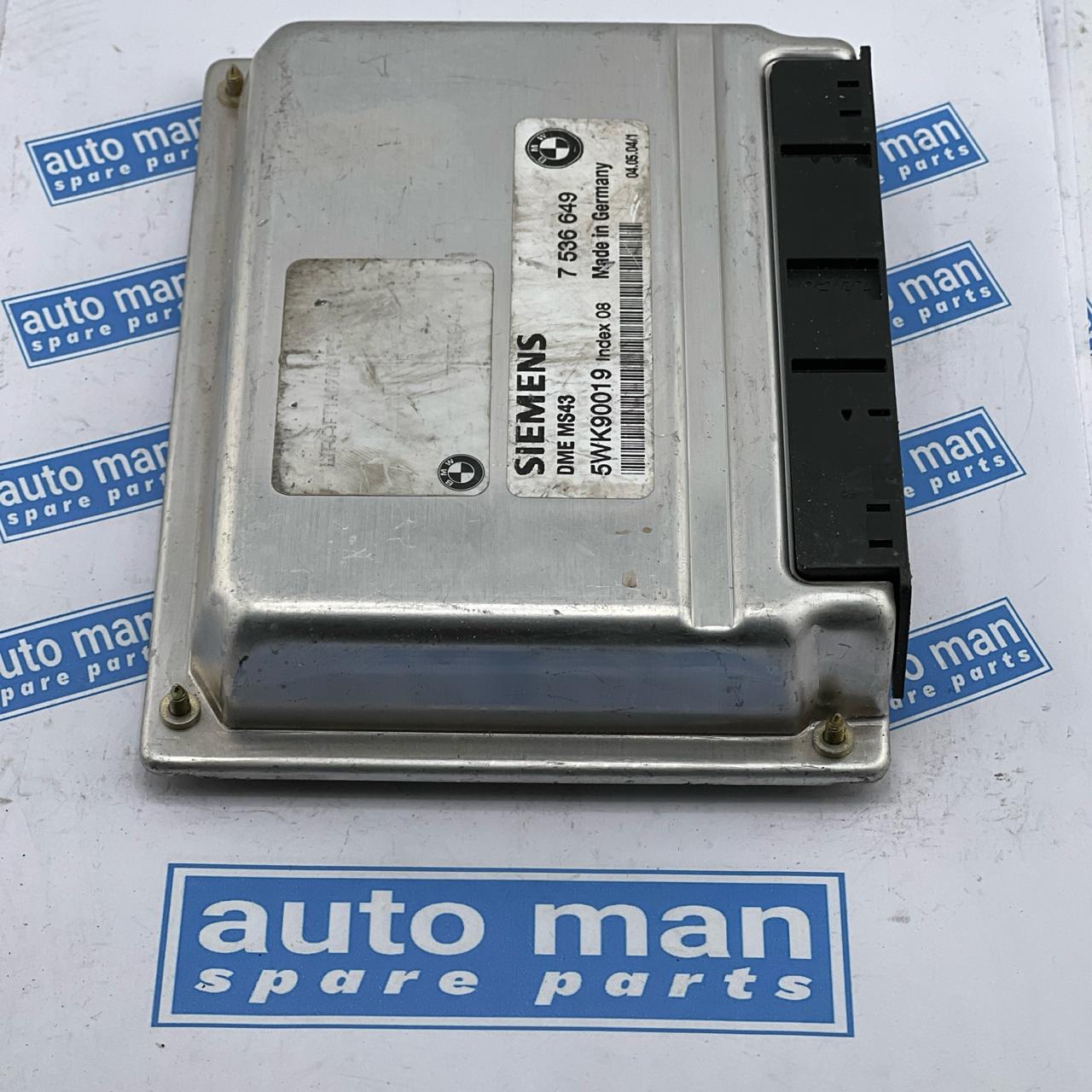 2004 BMW X5 3.0L ENGINE ELECTRONIC CONTROL MODULE COMPUTER UNIT ECU OEM 7536649  5WK90019