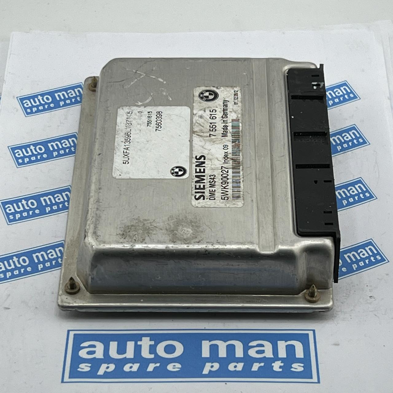 2002-2006 BMW X5 3.0L Engine Computer 7560398 7551615 ECU Control Module Unit 5WK90027