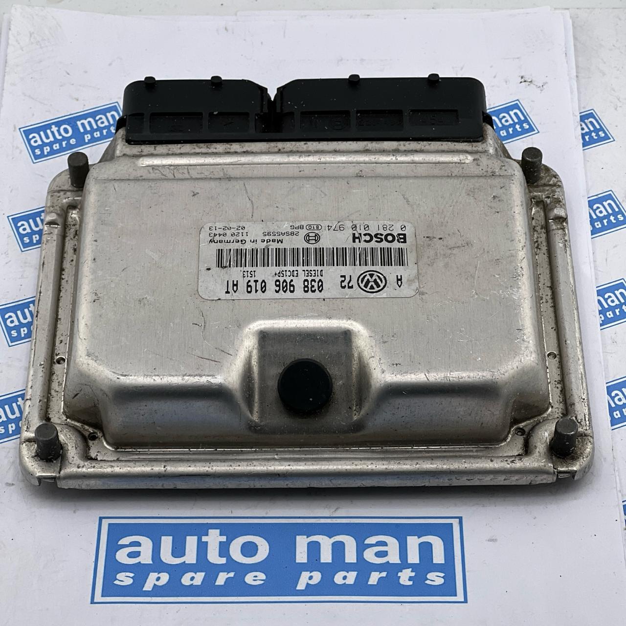 VW GOLF MK4 1999 1.9 TDI ECU ENGINE CONTROL MODULE UNIT 038906019AT