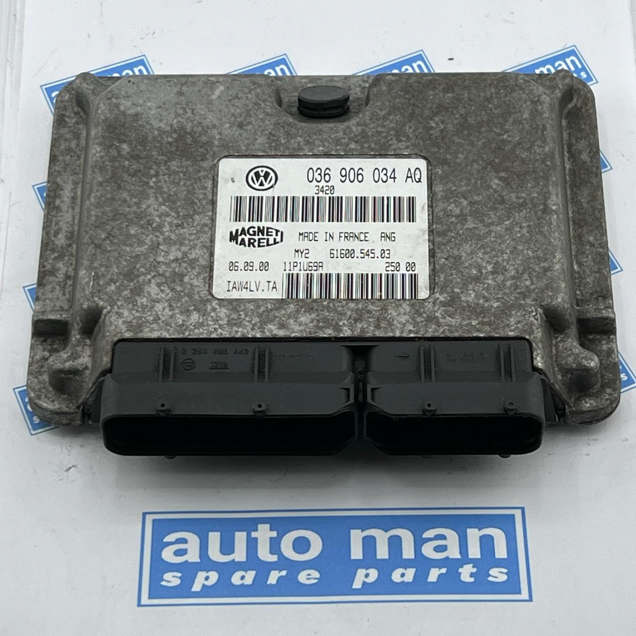 VOLKSWAGEN LUPO 2002 1.4 PETROL ENGINE CONTROL UNIT ECU 036906034AQ