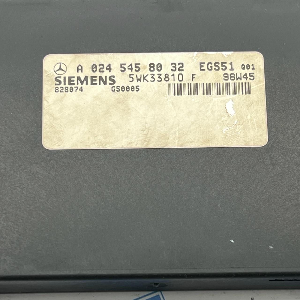 2000 MERCEDES C CLASS AUTO TRANSMISSION CONTROL MODULE A0245458032