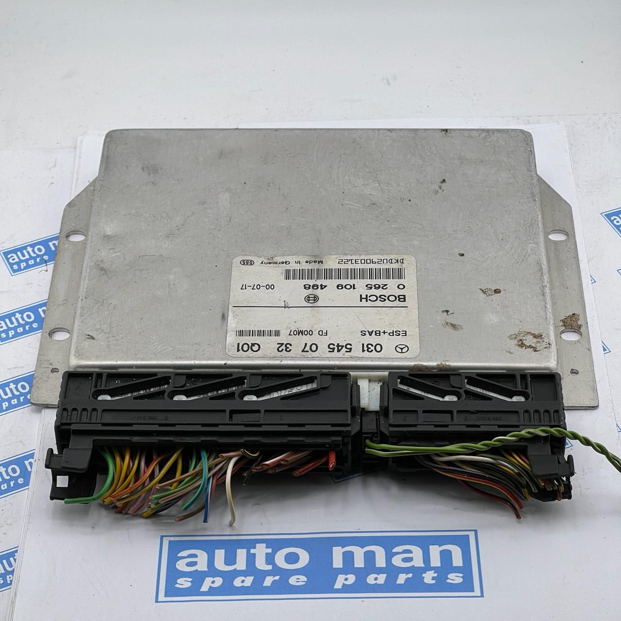 Mercedes Benz ESP BAS Control Module 0 265 109 498 0315450732 Q01 0265109498