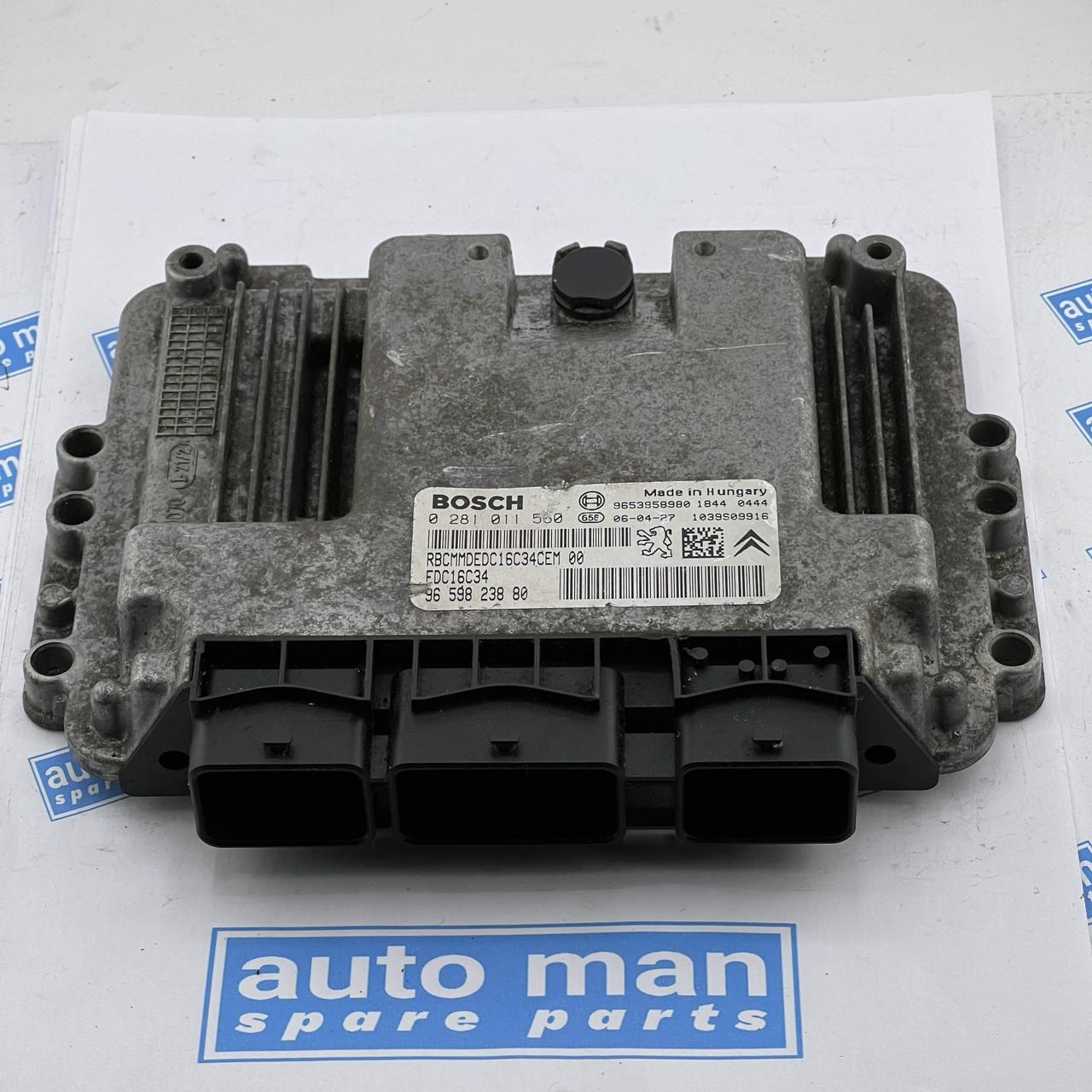 PEUGEOT / CITROEN ENGINE ECU 0281011560 9659823880