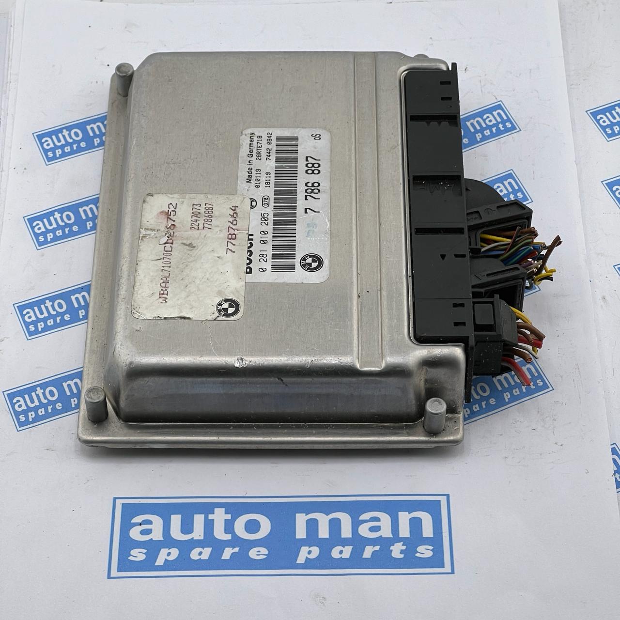 BMW 3 SERIES   (99-02) E46 Engine Control Unit 0281010205 / 7786887 bosch