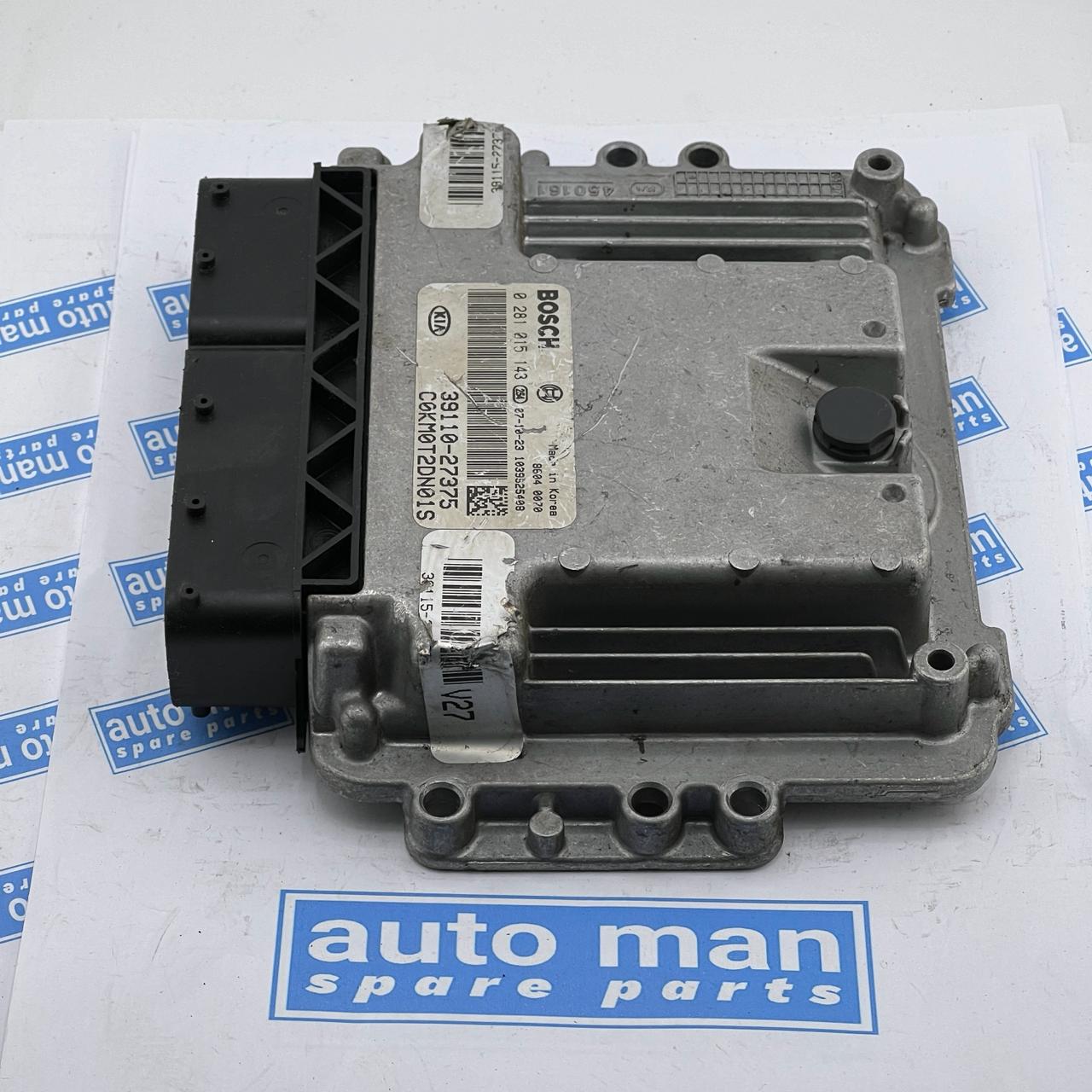 ECU Engine Computer Kia Sportage 2.0CRDI 39110-27375 0281015143 3911027375