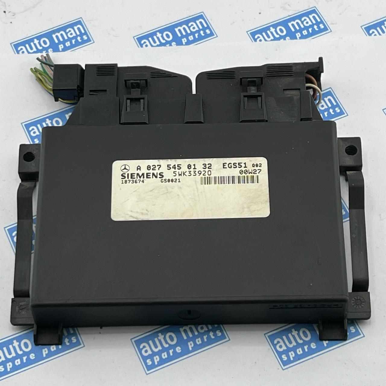 MERCEDES CLK W203 W208 AUTOMATIC GEARBOX ECU A0275450132 5WK33920