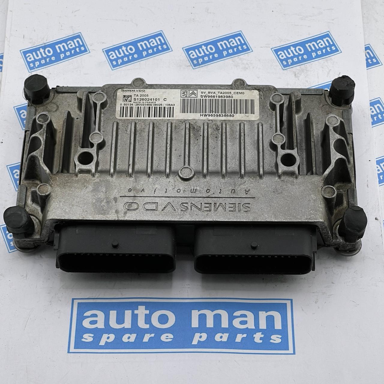 ECU AUTOMATIC GEARBOX CITROEN PEUGEOT SIEMENS S126024101 C, SW9661983980, 9661983980