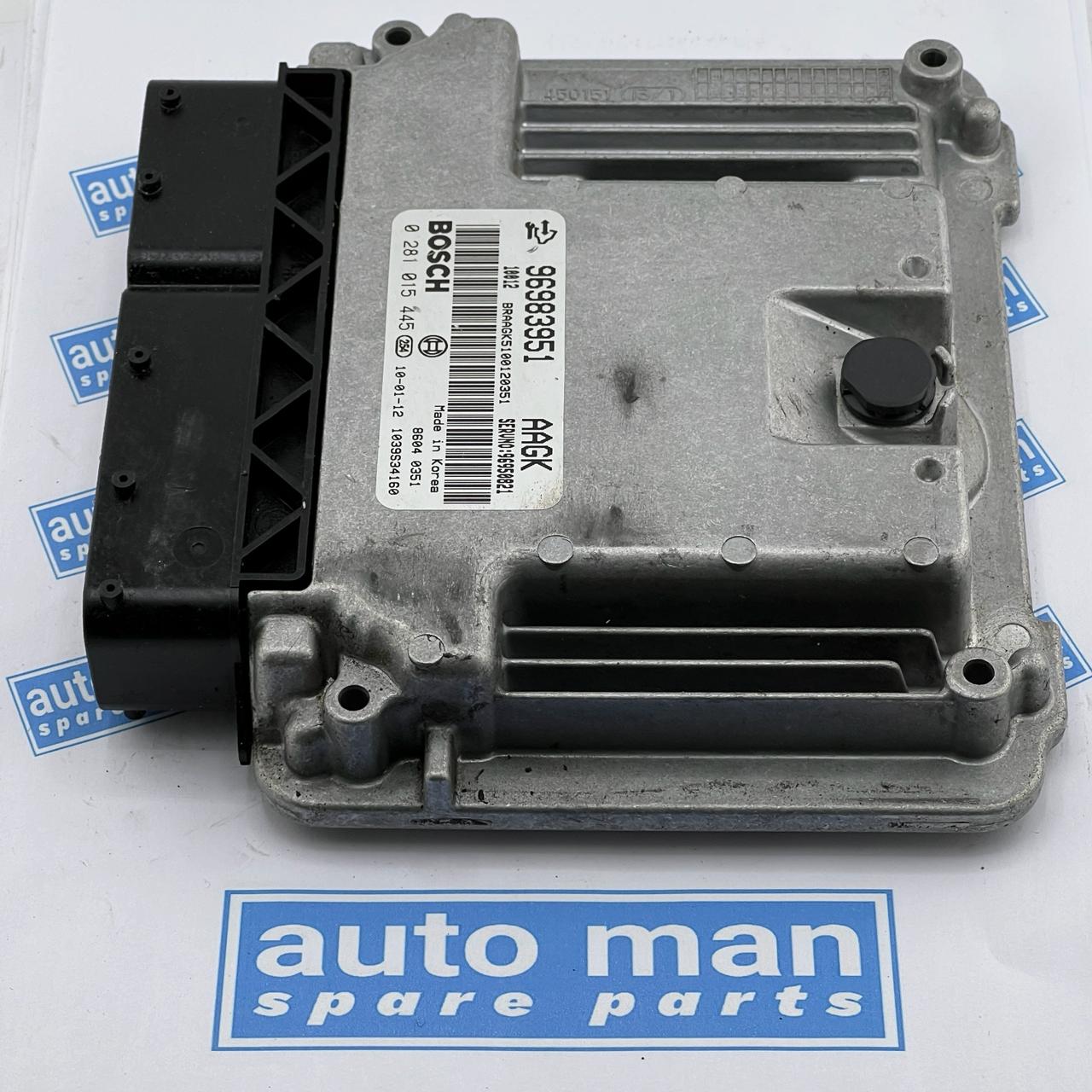 Chevrolet Cruze 2011 96983951 Engine Control ECU 0281015445