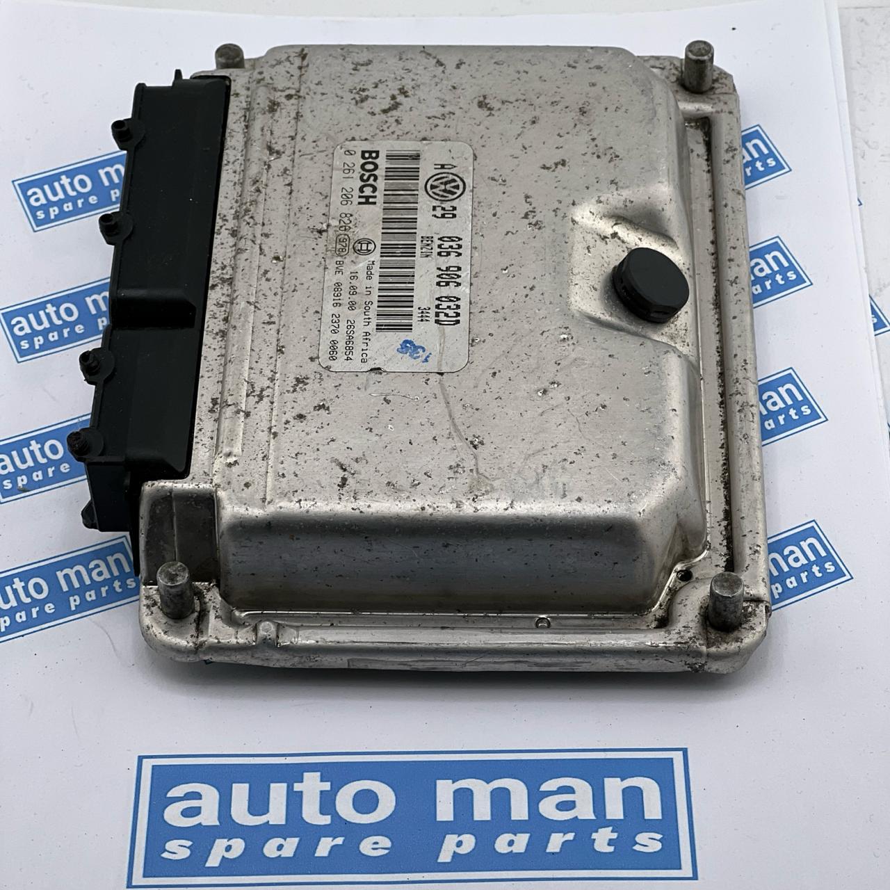 VW Golf engine control unit ECU kit 036906032D 0261206826 USED