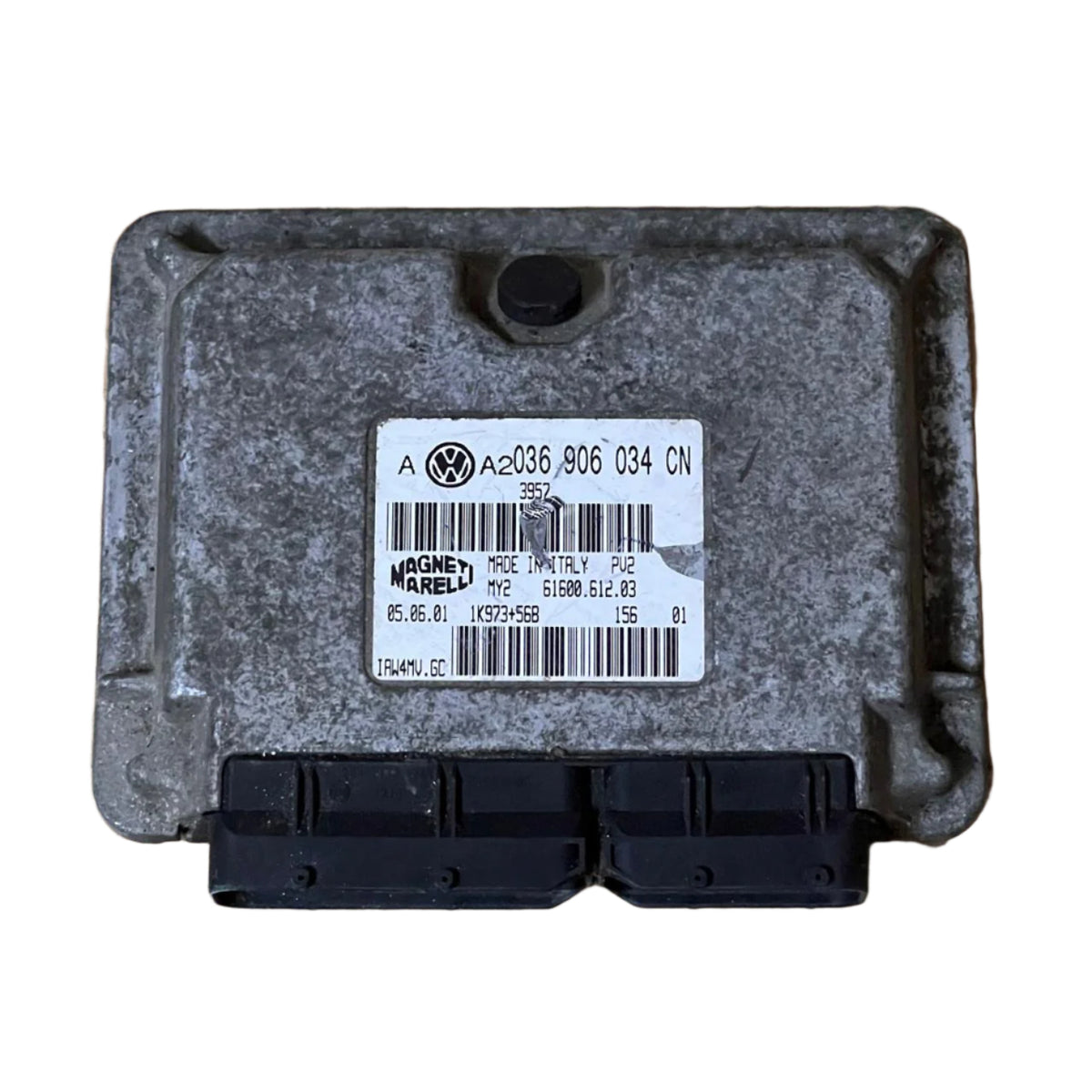 ECU ENGINE CONTROLLER VW VOLKSWAGEN GOLF BORA 1.6 AZD 036 906 034 CN, 036906034CN, 61600.612.03, IAW4MV.GC, IAW4MVGC