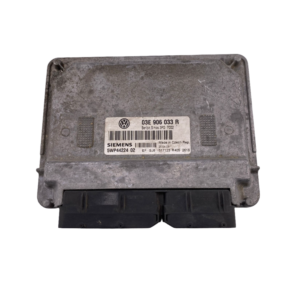 VW POLO 9N engine control unit ECU 03E906033R 2003 18036596-