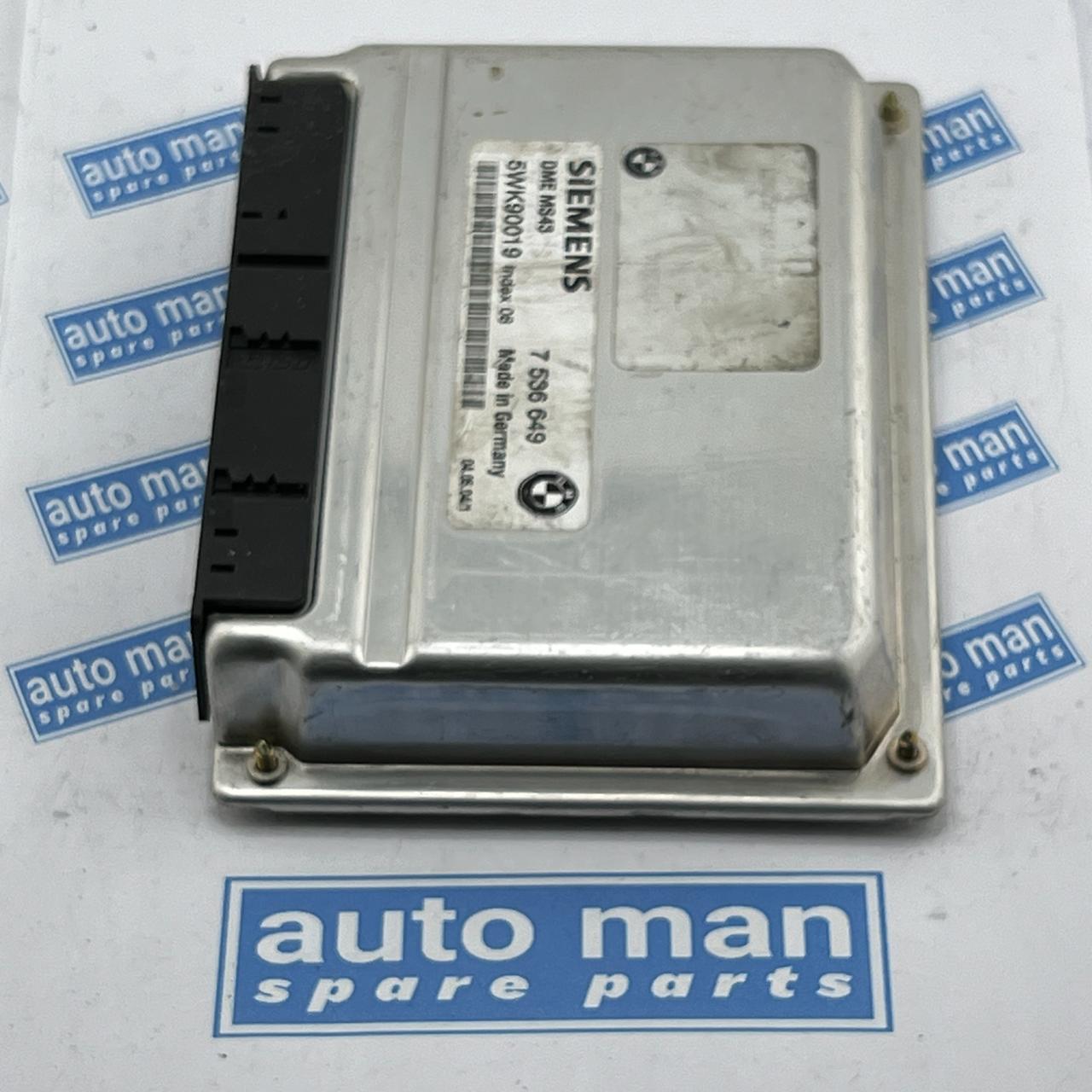 2004 BMW X5 3.0L ENGINE ELECTRONIC CONTROL MODULE COMPUTER UNIT ECU OEM 7536649  5WK90019