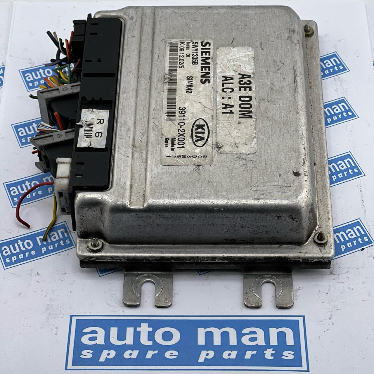 Engine Control Unit / ECU 5WY1335B, 391102X001 KIA Rio 2002 2311024800, 39110-2X001