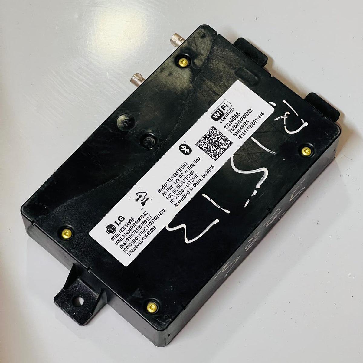 2017 CADILLAC ATS TELEMATICS COMMUNICATION CONTROL MODULE 23274066