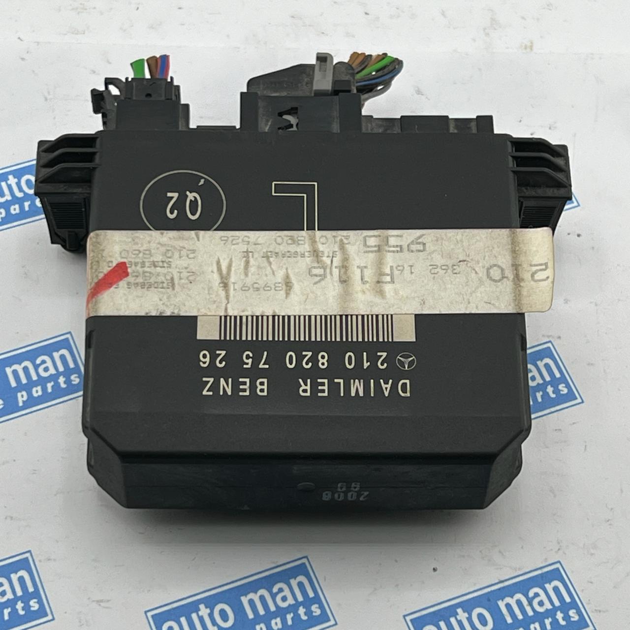 98 99 00 Mercedes W202 C230 C320 Left Door Control Module 2108207526