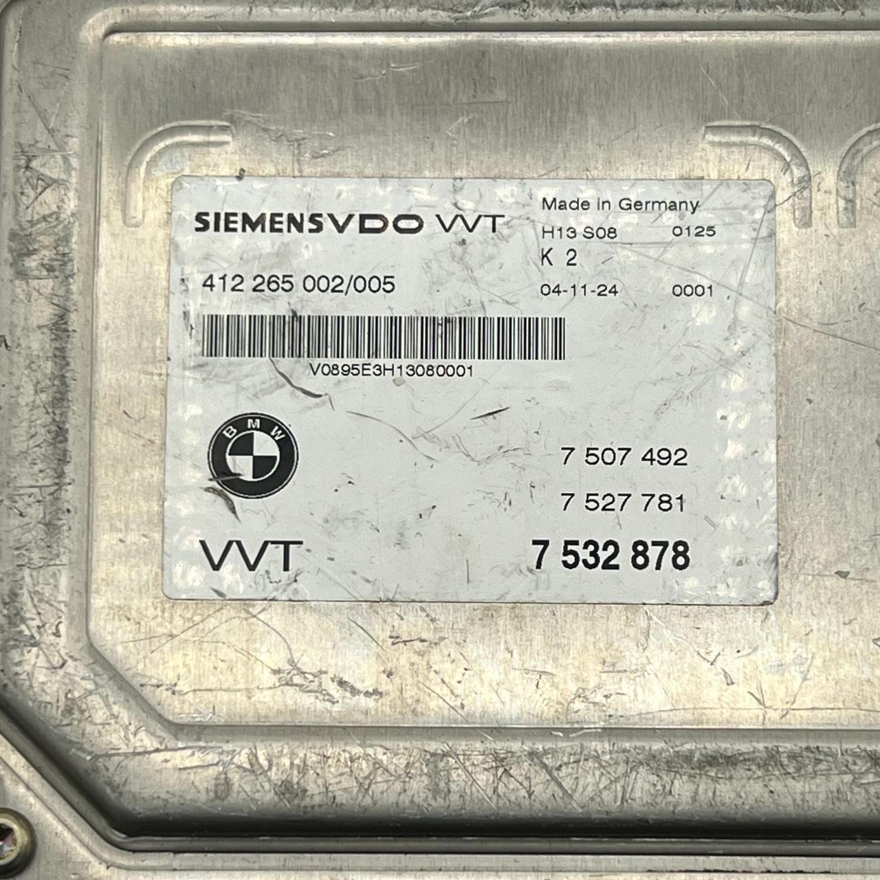 BMW X5 ECU ECM ENGINE COMPUTER BRAIN BOX 7532878 VVT VALVETRONIC OEM