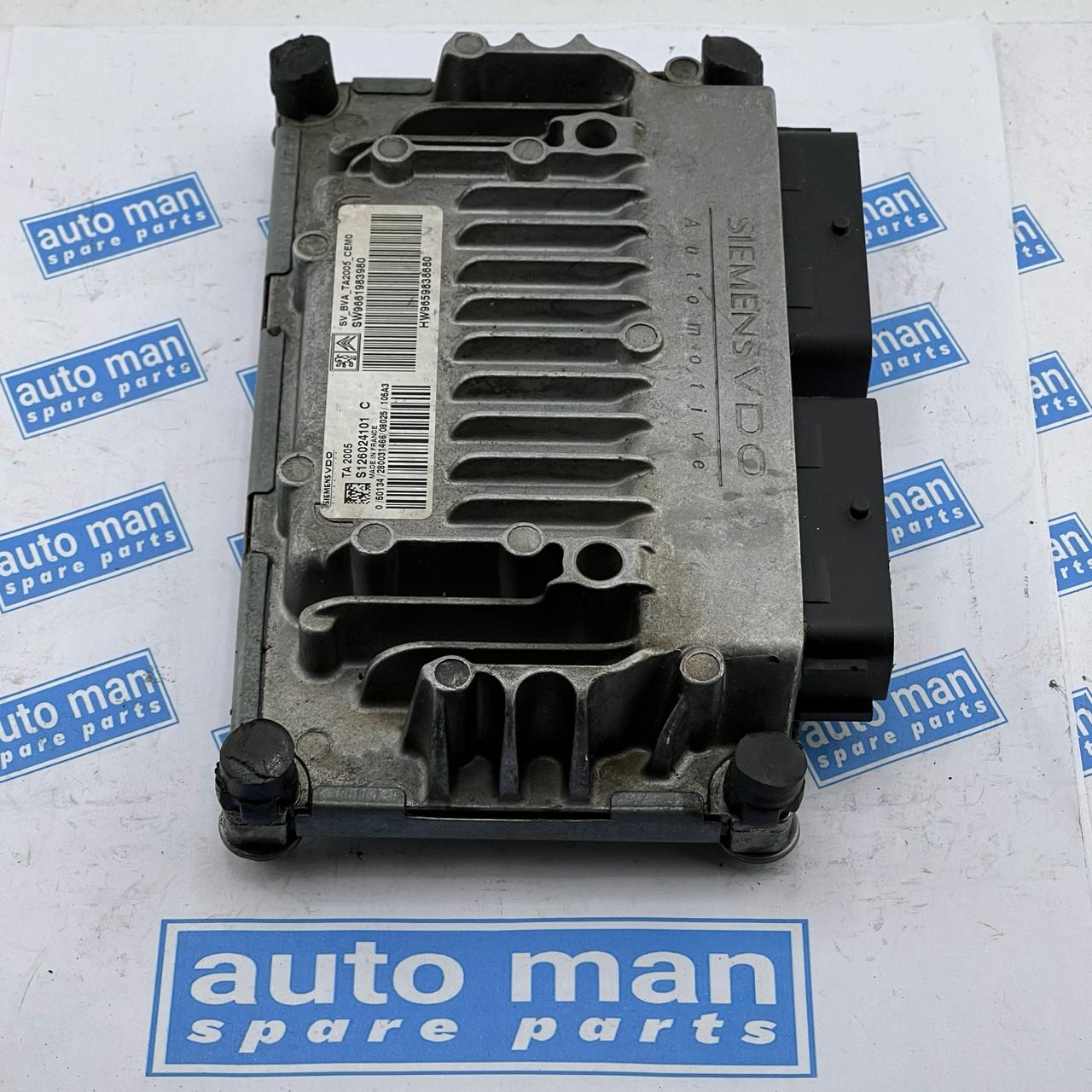 ECU AUTOMATIC GEARBOX CITROEN PEUGEOT SIEMENS S126024101 C, SW9661983980, 9661983980