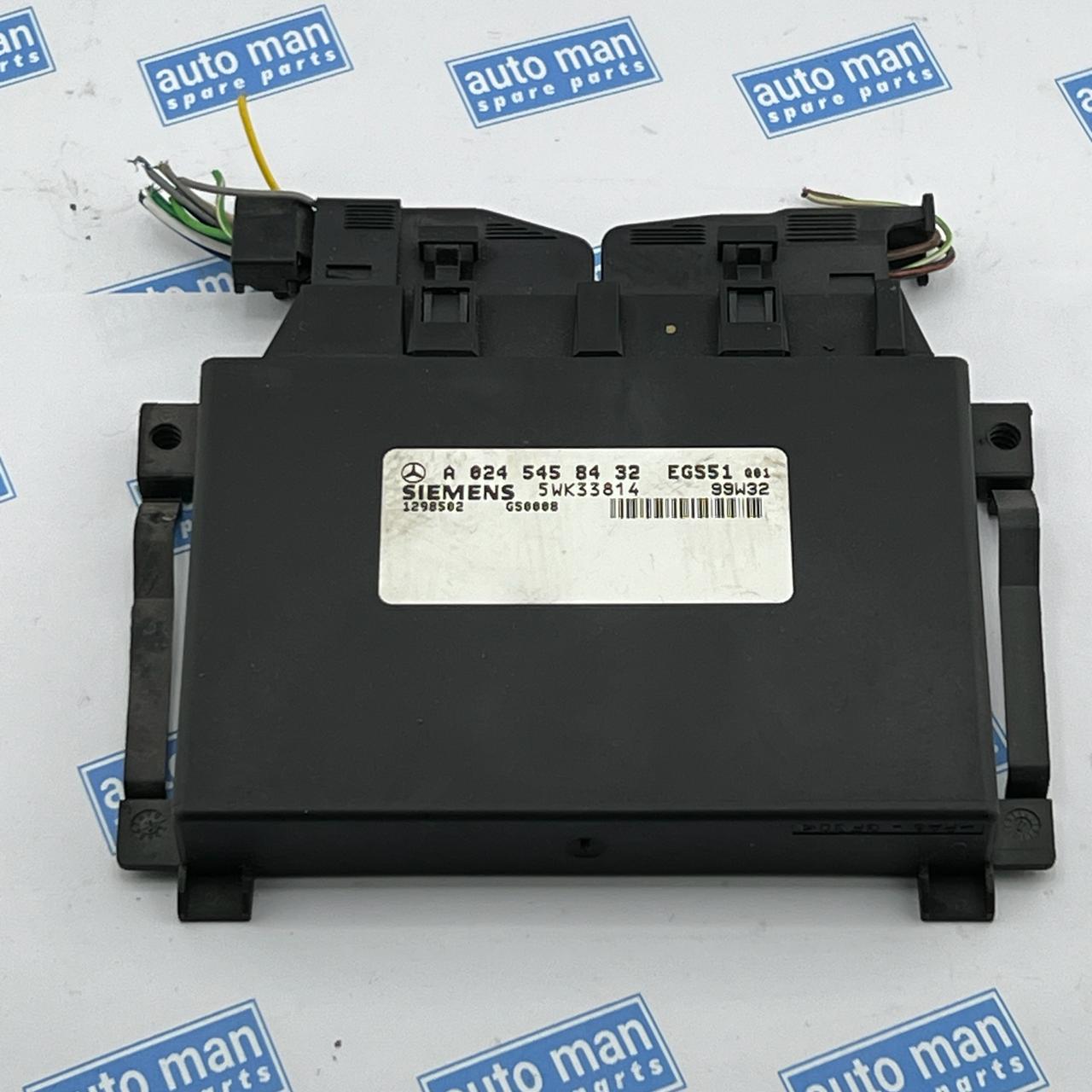 MERCEDES-BENZ E-Class W210 (1995-2002) Gearbox Control Unit A0245458432, 5WK33814, SIEMENS 19763750