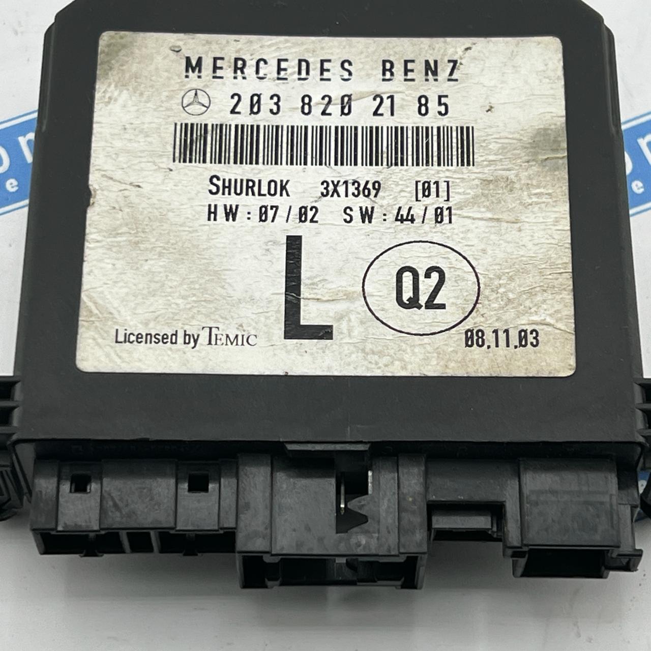 MERCEDES-BENZ Benz c class 2003 Control Unit 2038202185 left