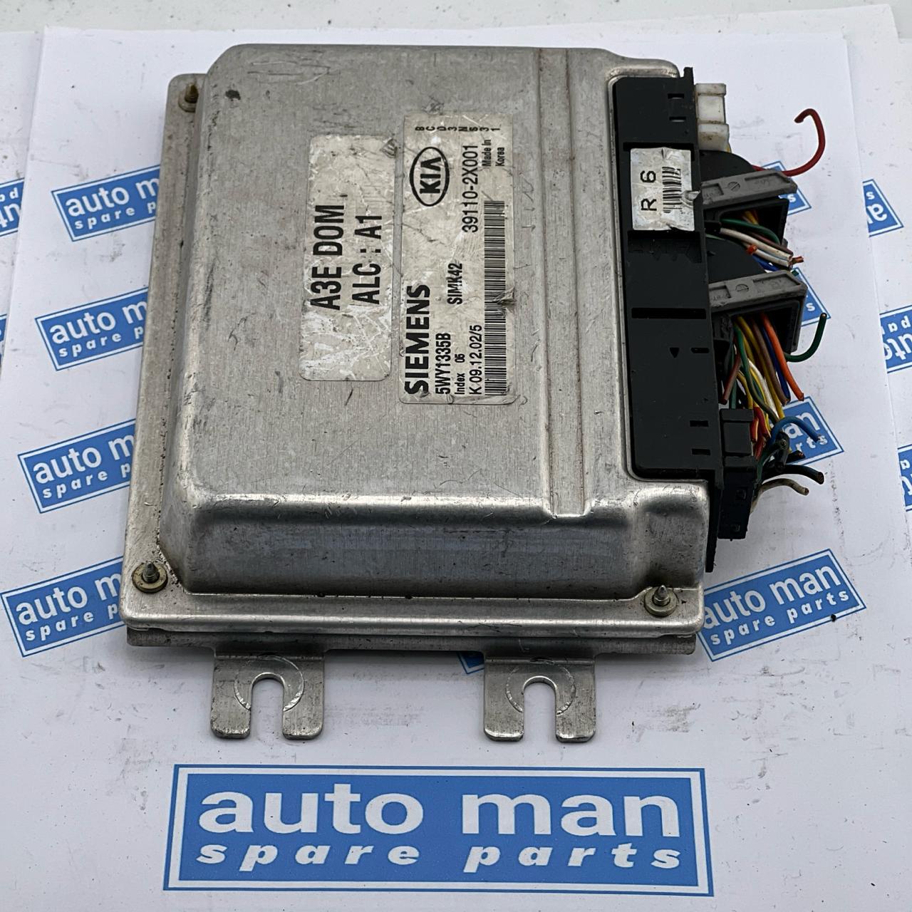 Engine Control Unit / ECU 5WY1335B, 391102X001 KIA Rio 2002 2311024800, 39110-2X001