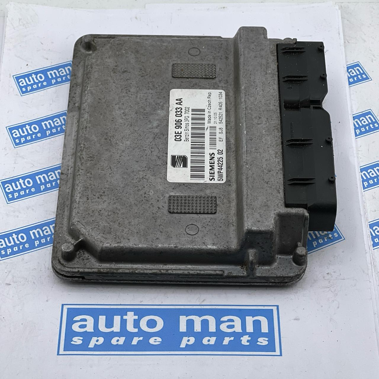 SEAT Ibiza 1.2 Petrol 47kW (64 HP) 5wp44225 02 Engine Control Module Unit 03E906033AA