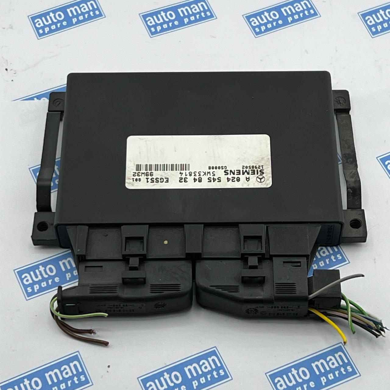 MERCEDES-BENZ E-Class W210 (1995-2002) Gearbox Control Unit A0245458432, 5WK33814, SIEMENS 19763750