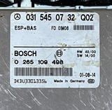 2001-2003 Mercedes CLK ECU ESP BAS 0315450732 Bosch 0265109498  OEM