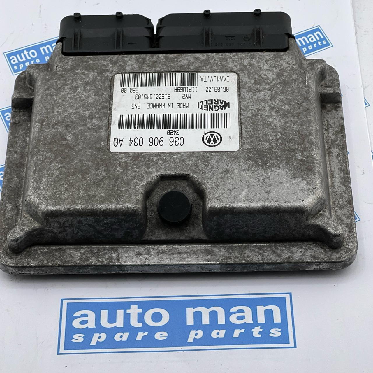 VOLKSWAGEN LUPO 2002 1.4 ESSENCE ENGINE CONTROL UNIT ECU 036906034AQ