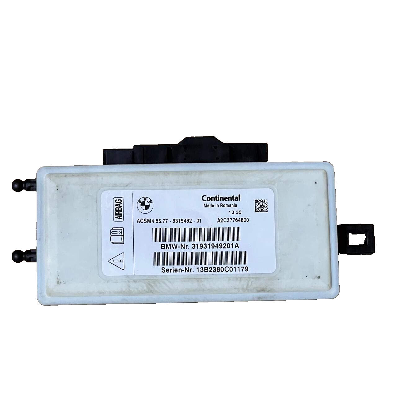 BMW X3 F25 2013 Collision Impact Control Module - 9319492-01 / A2C37764800