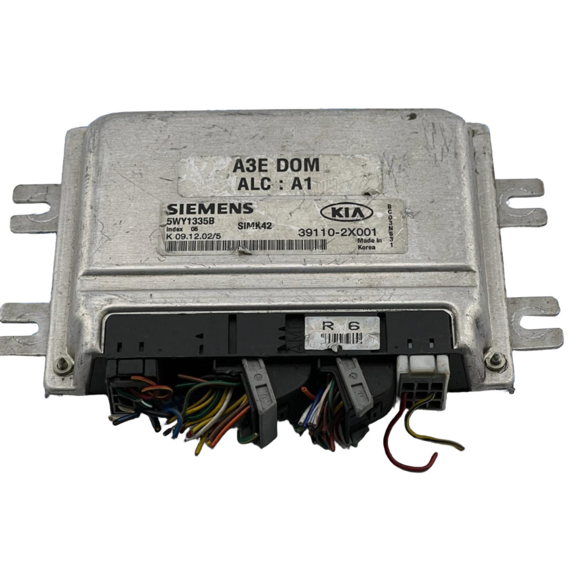 Engine Control  / ECU 5WY1335B, 391102X001 KIA Rio 2002 2311024800, 39110-2X001