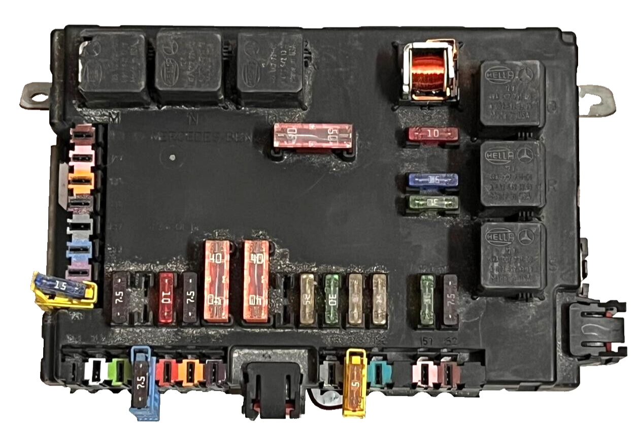 07-09 Mercedes W221 S550 S65 CL600 Rear Trunk SAM Fuse Box Module 2215403550 OEM