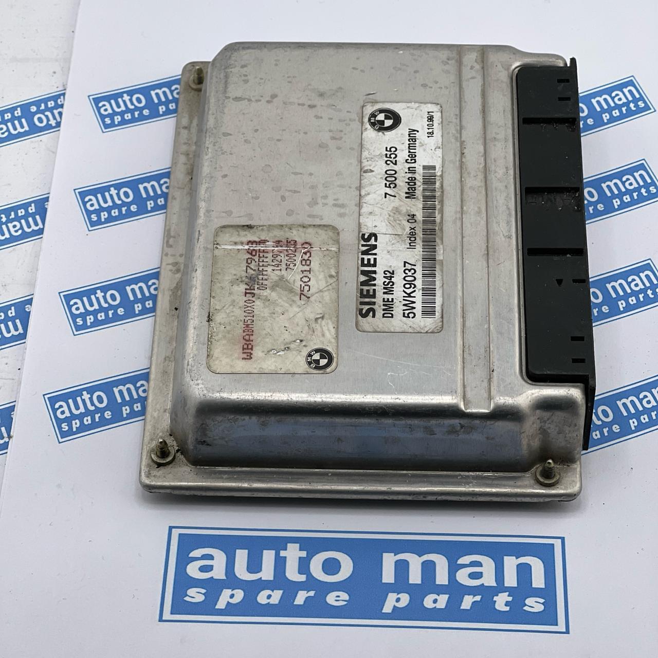 1999 2000 BMW 3 SERIES 328I Engine Computer Control  5WK9037 ECU ECM 7500255