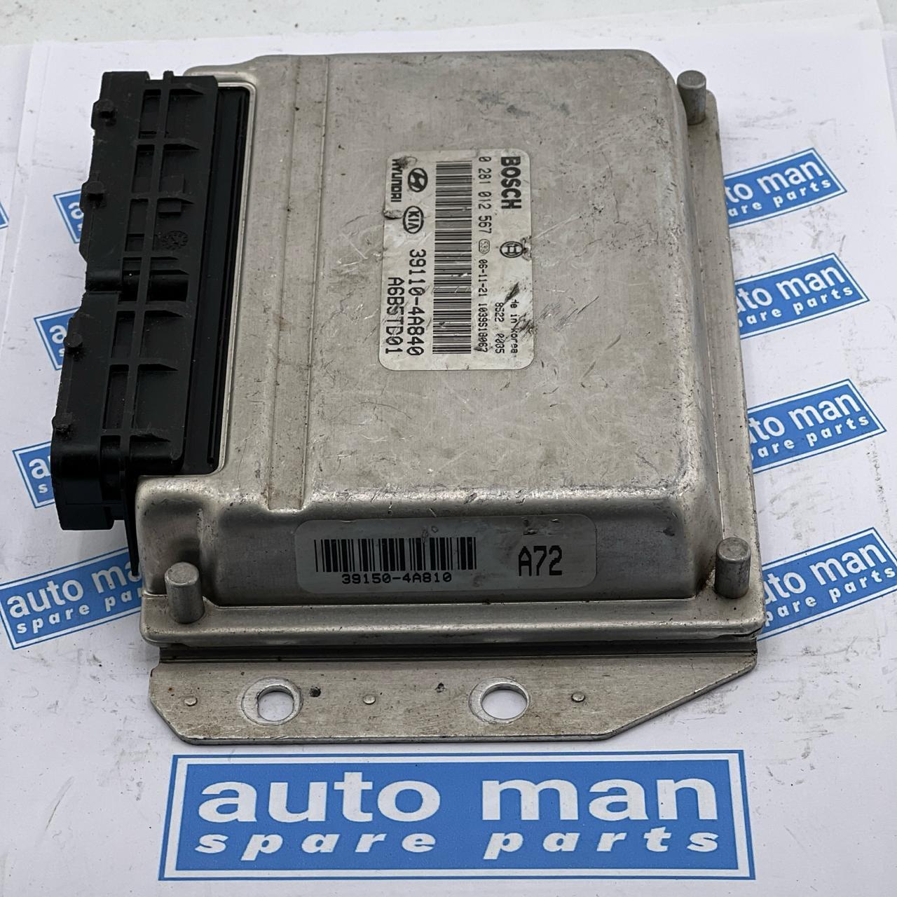 KIA SORENTO   Engine Control Unit ECU ECM 39110-4A840 / 0281012567, 391104A840