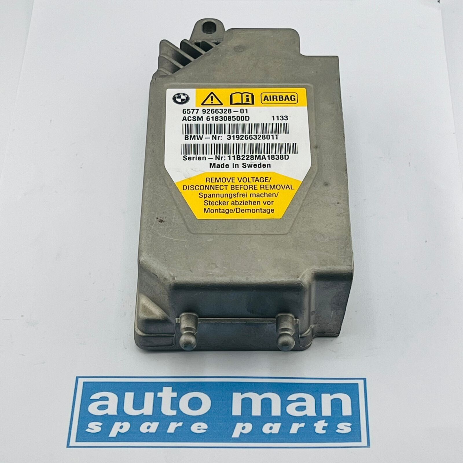 BMW F07 F01 F02 5 7 series SRS CONTROL ECU ADVANCED CRASH SAFETY ACSM 9266328