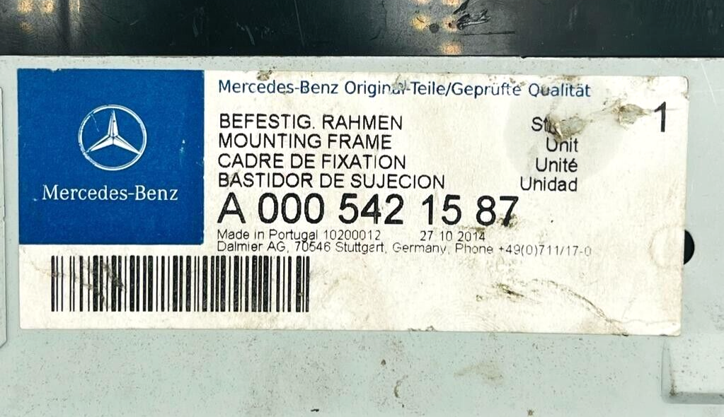 Mercedes-Benz A0004463060 A 000 446 30 60 A0005421587 A 000 542 15 87 Tachograph