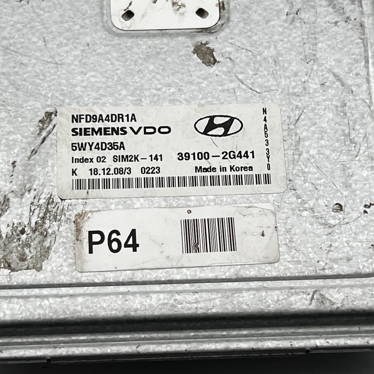 Unidad de control del motor Hyundai Sonata 391002G441 NF G4KE NF 5WY4D35A