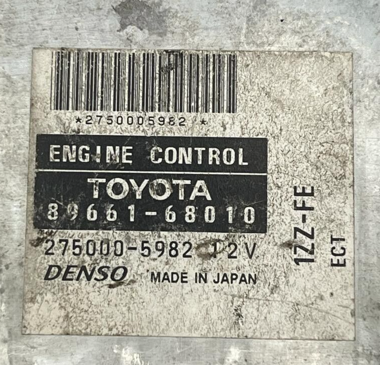 Toyota Wish 89661-68010 1ZZ-FE Ecu Ecm Oem Jdm used 275000-5982