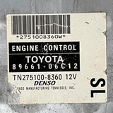 2005-2006 Toyota Solara Engine Control Unit ECU 89661-06C12 / TN275100-8360