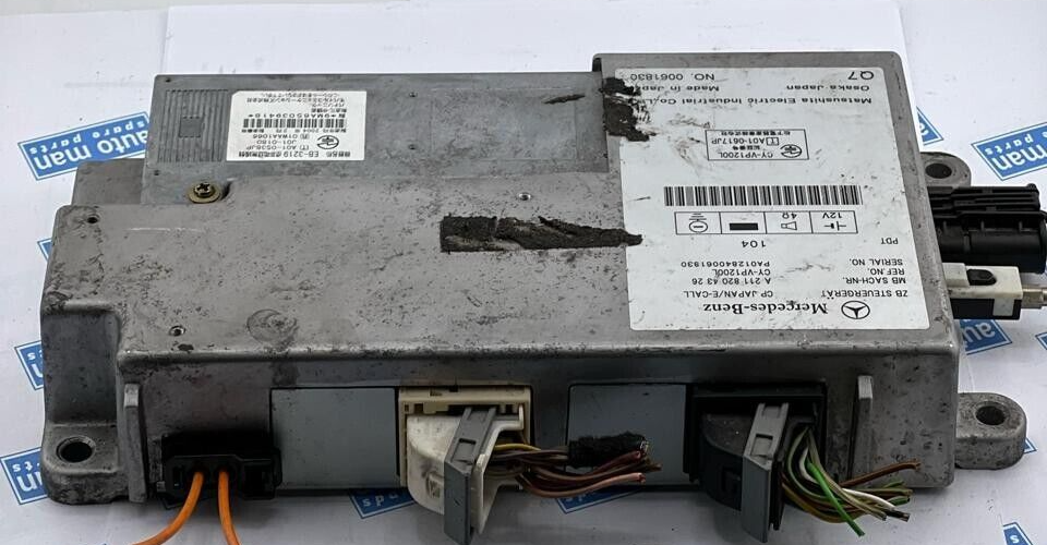 03-06 Mercedes E55 E500 E320 W211 Emergency Call Module JDM Japan E-Call OEM 04