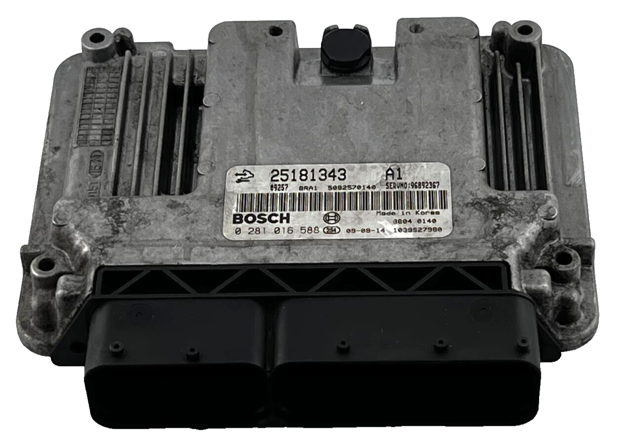 06-15 CHEVROLET CAPTIVA 2.0 DIESEL CONTROL ECU BOSCH 25181343 BOSCH0281016588