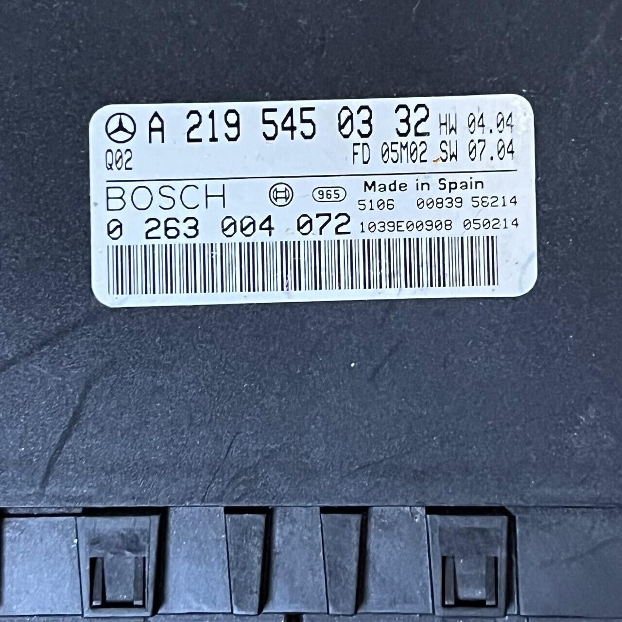 Mercedes-Benz Control Module A2195450332 OEM BOSC H0263004072