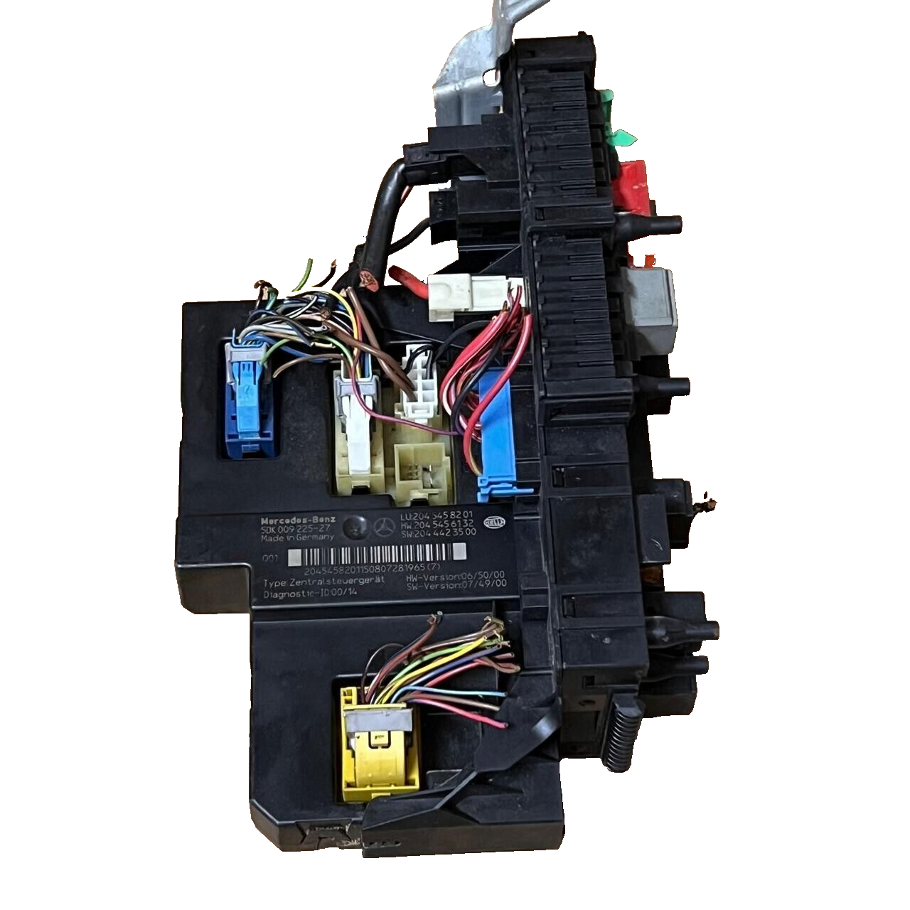 2008-2011 Mercedes C300 W204 Rear SAM Module Relay Fuse Box 2045458201-5DK009225