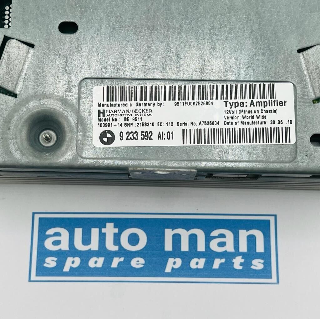 BMW F10 F11 HARMAN BECKER AMPLIFIER 9233592 65129233592