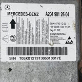 2007-2014 Mercedes-Benz C Class Airbug Control Module - A2049012604 / 5WK44740