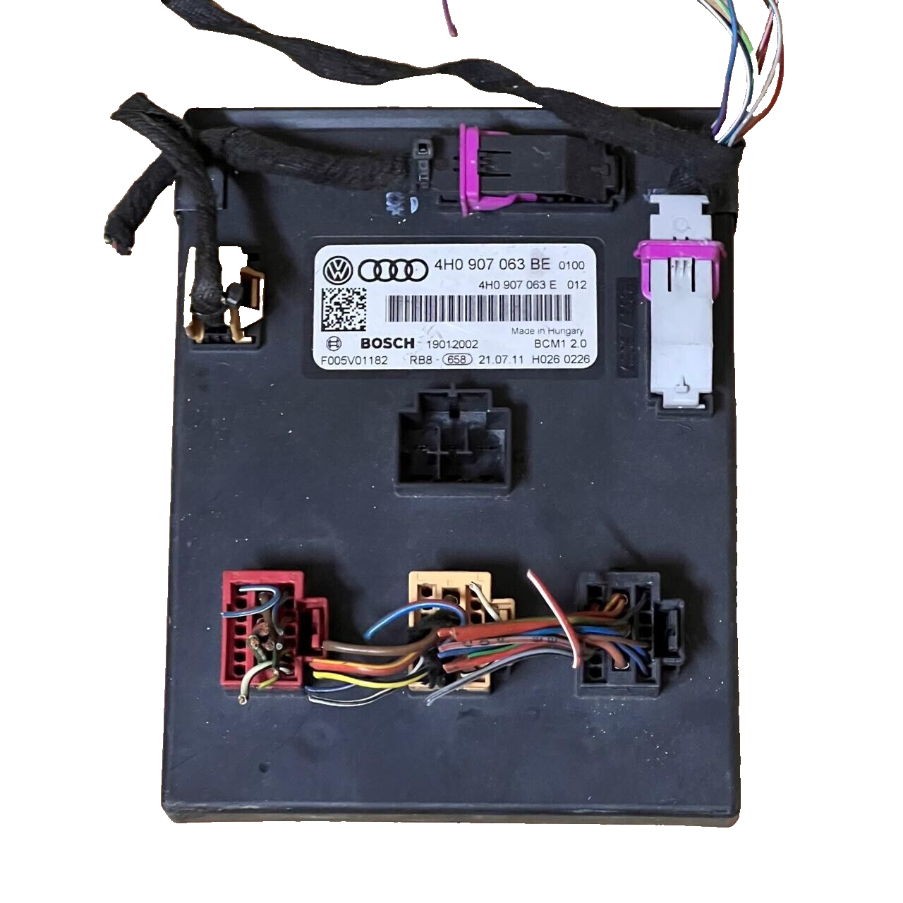 AUDI A6 S6 ONBOARD SUPPLY BODY CONTROL MODULE COMPUTER UNIT 4H0907063BE