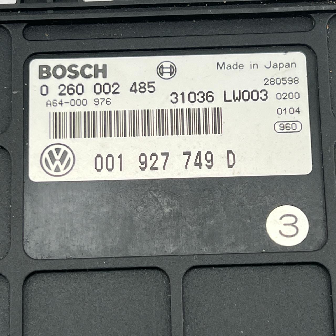 B145 ECU transmission tax unit Volkswagen Polo 0260002485 001927749D